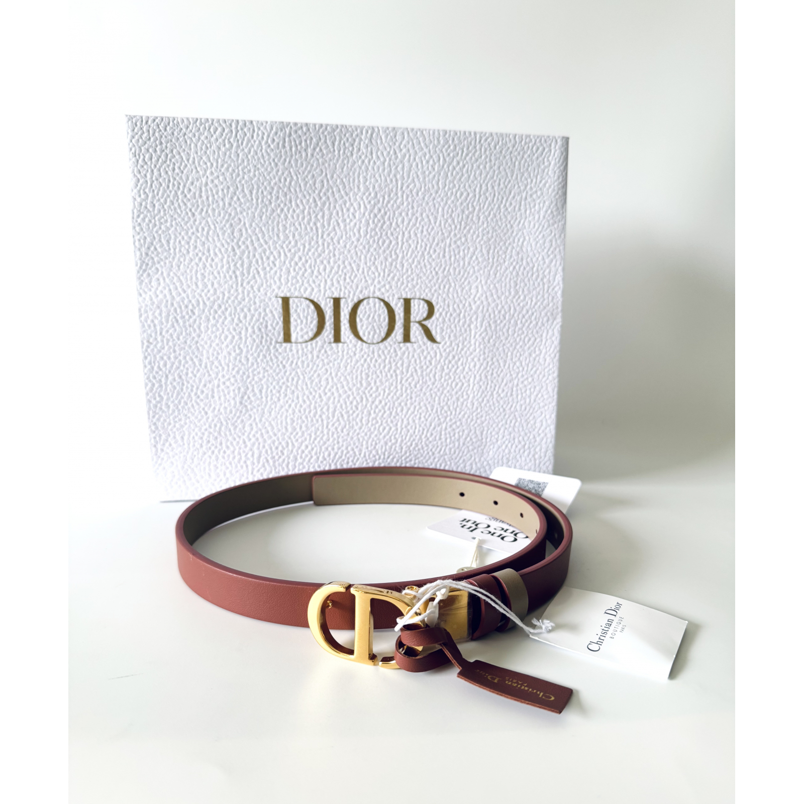 DIOR 30 Montaigne Reversible Belt - pasek dwustronny 75