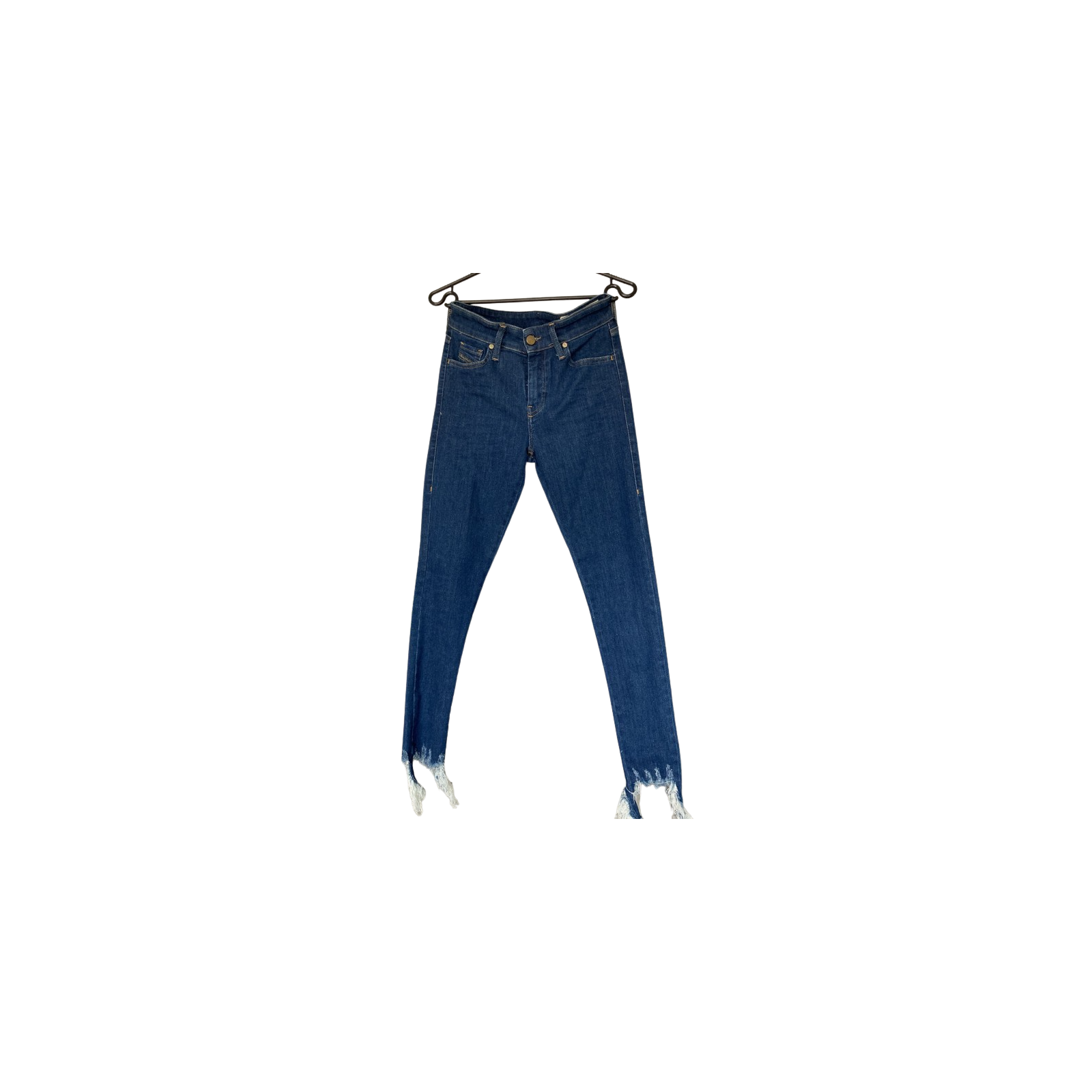 Diesel Sandy nowe jeansy rurki ripped skinny