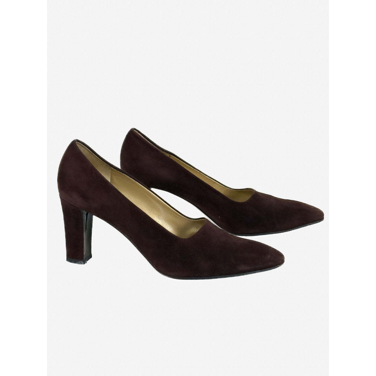 Zamszowe buty na obcasie Yves Saint Laurent