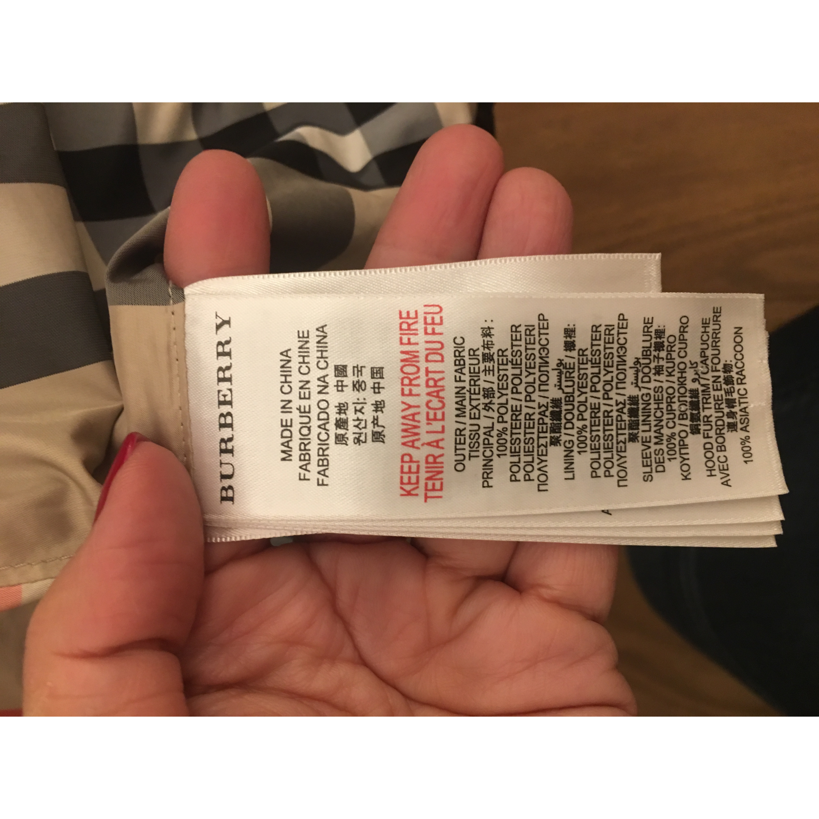 Kurtka BURBERRY