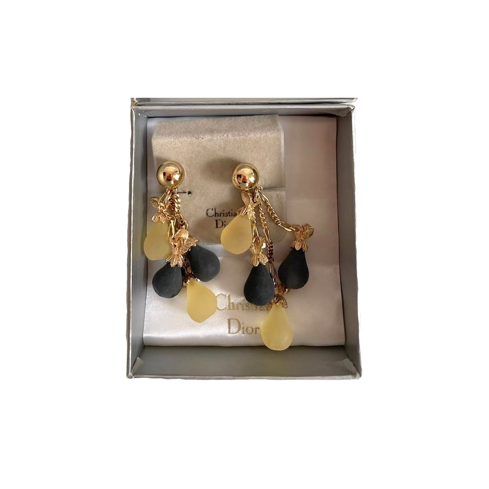 klipsy Christian Dior