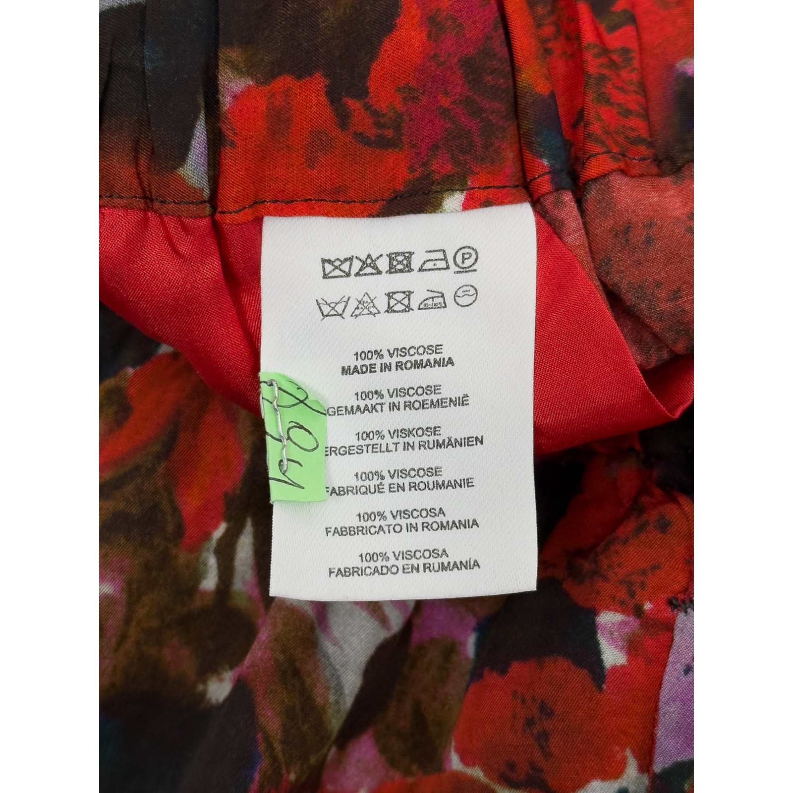 Komplet z wiskozy: bluzka + spodnie