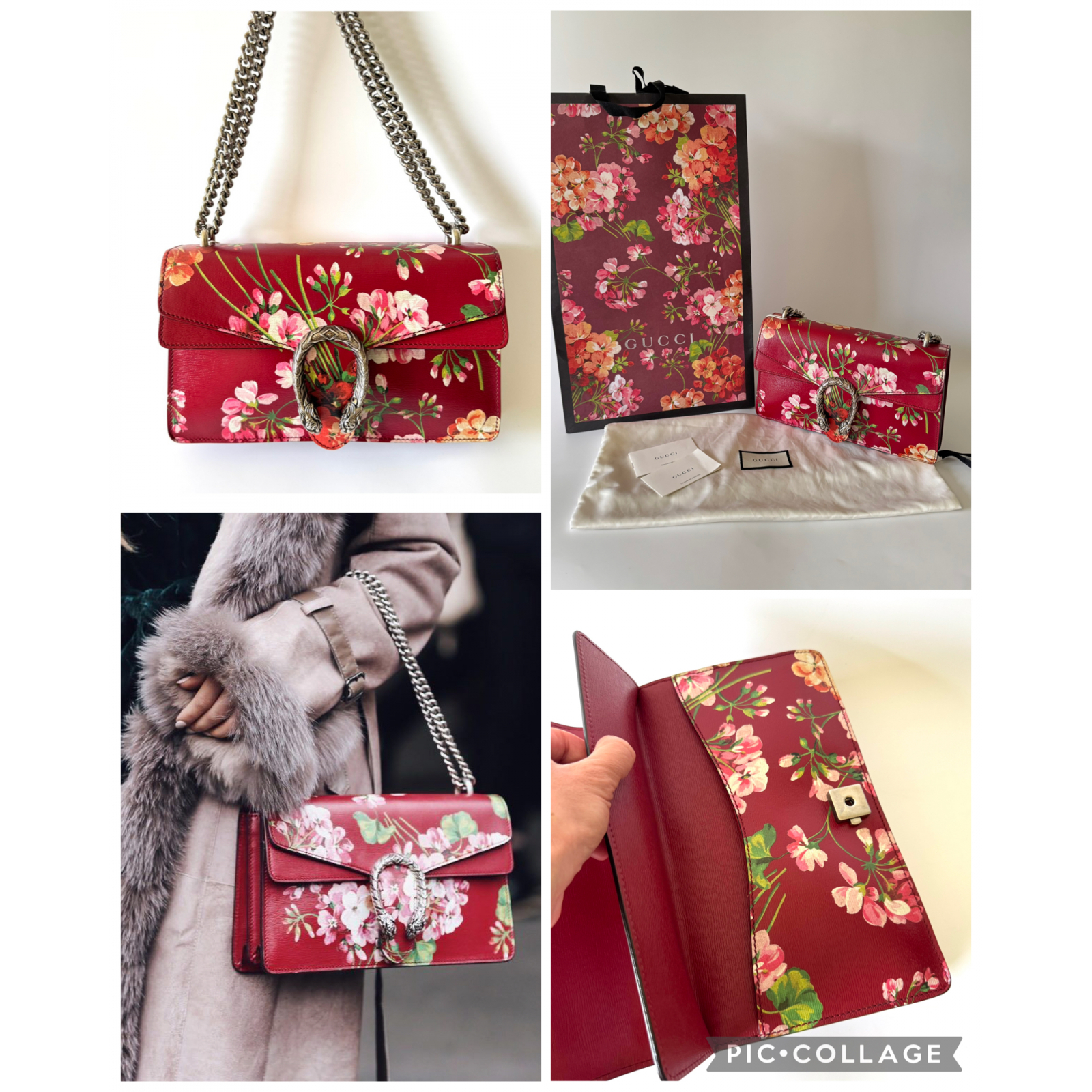 GUCCI Dionysus Blooms Shoulder Bag - torebka