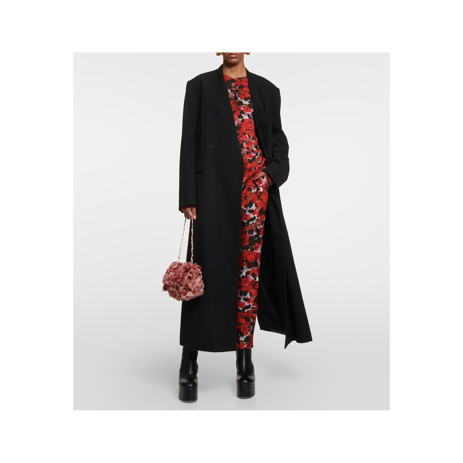 Komplet z wiskozy: bluzka + spodnie