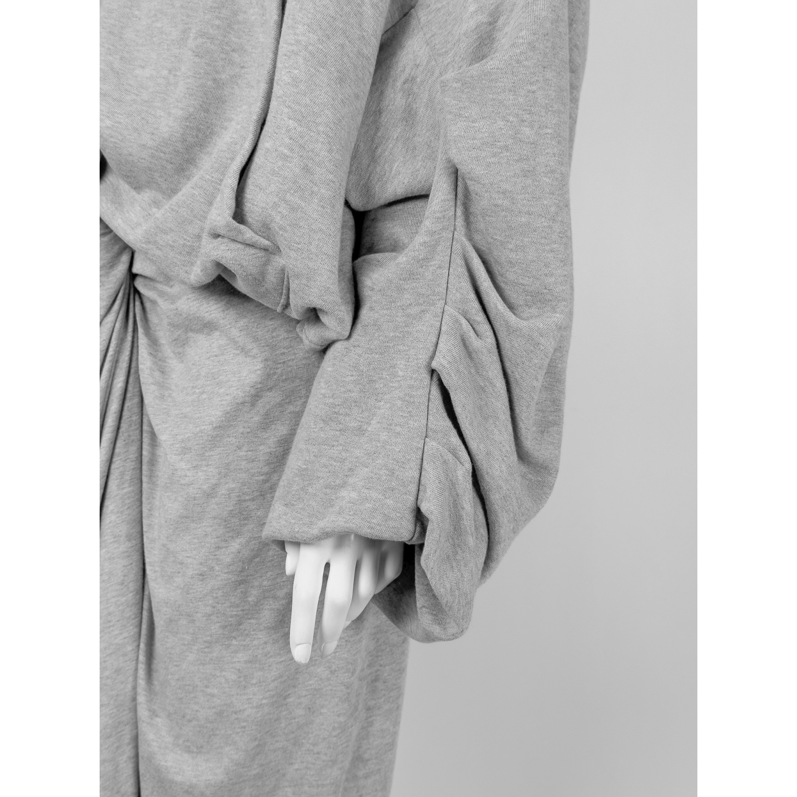 Bawełniany komplet: bluza z kapturem + spódnica