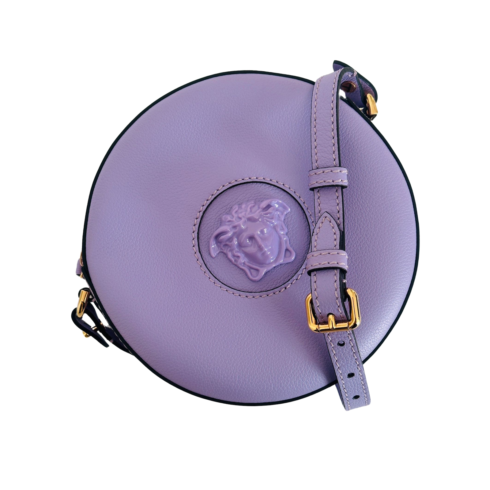 VERSACE –  okrągła torebka cross-body