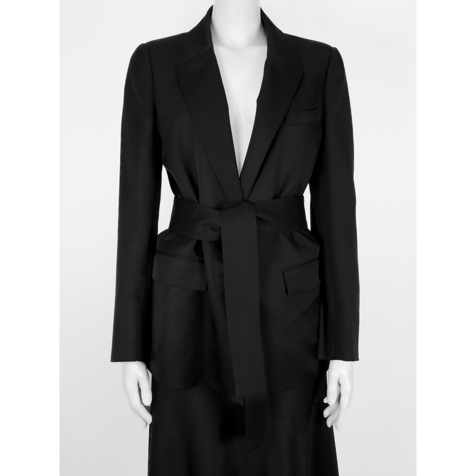 Wełniany komplet: żakiet + spódnica Barbara Casasola