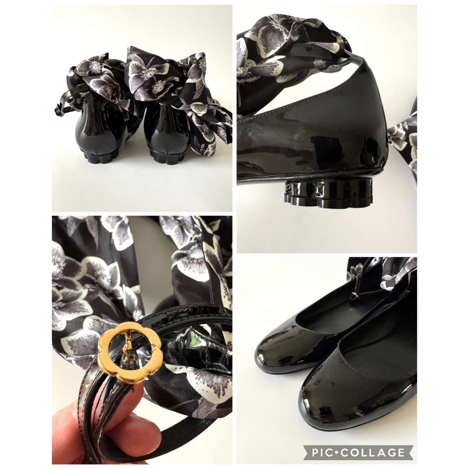 SALVATORE FERRAGAMO Cefalu Ballet Flats - baleriny z twilly