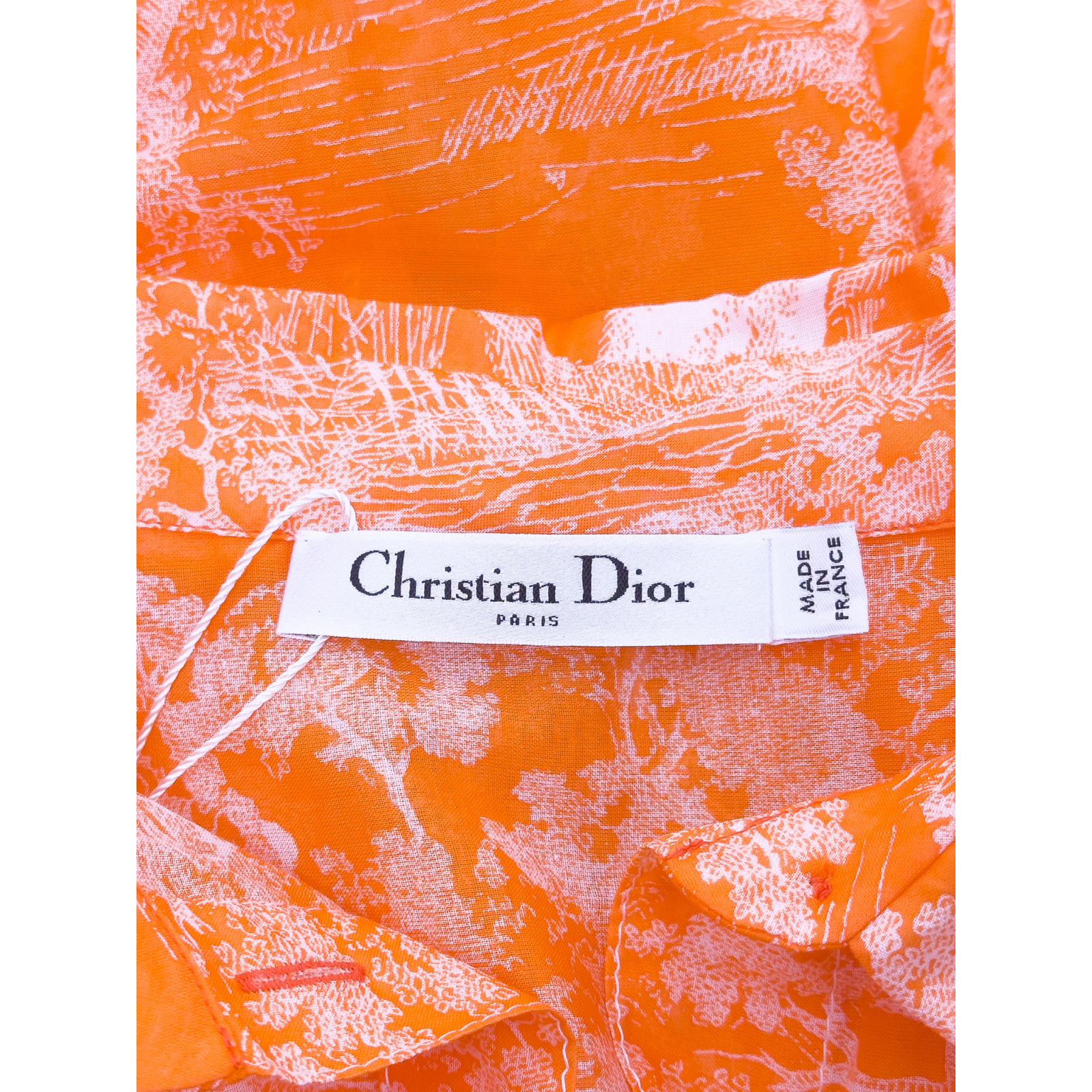 Bawełniana sukienka Christian Dior