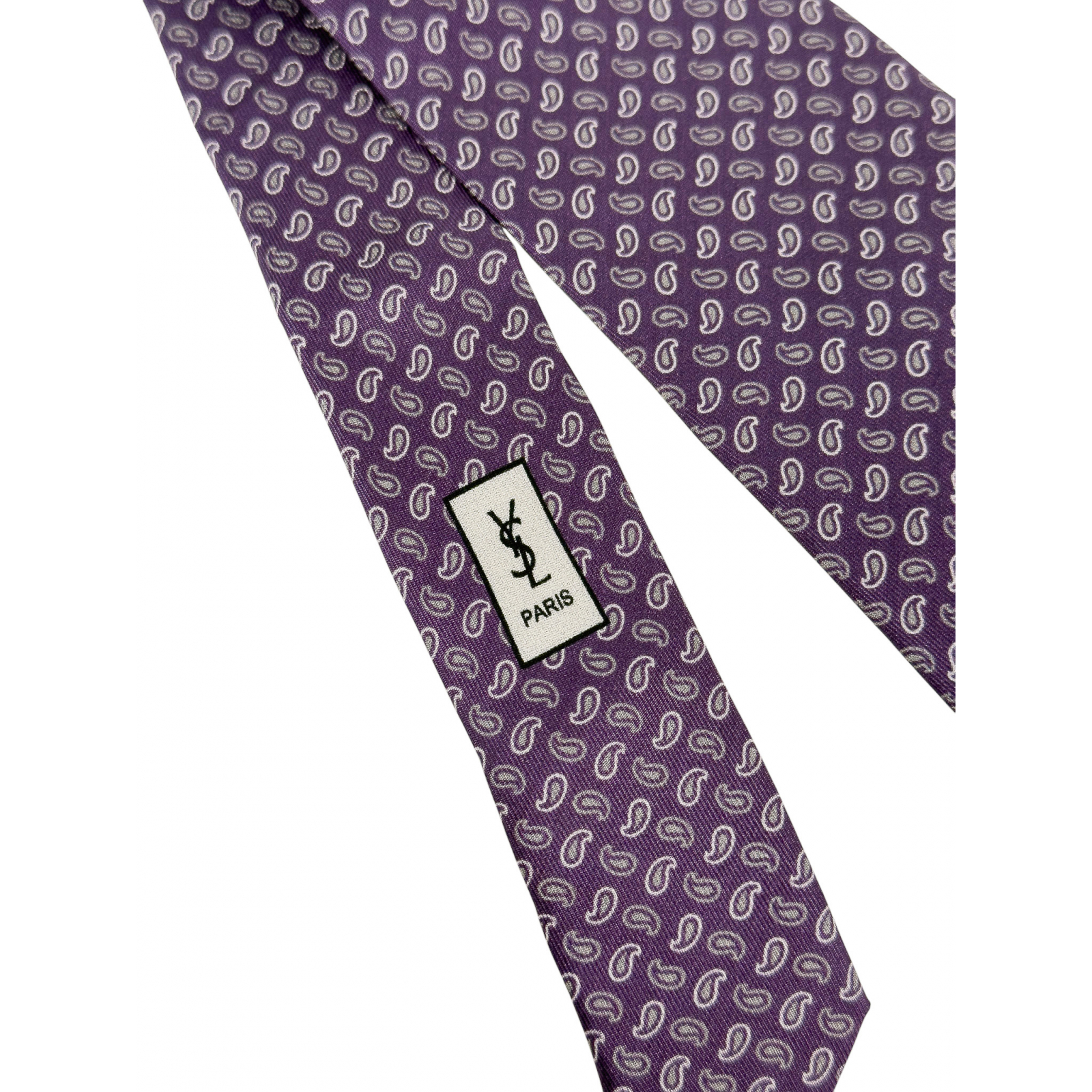 Jedwabny krawat Yves Saint Laurent