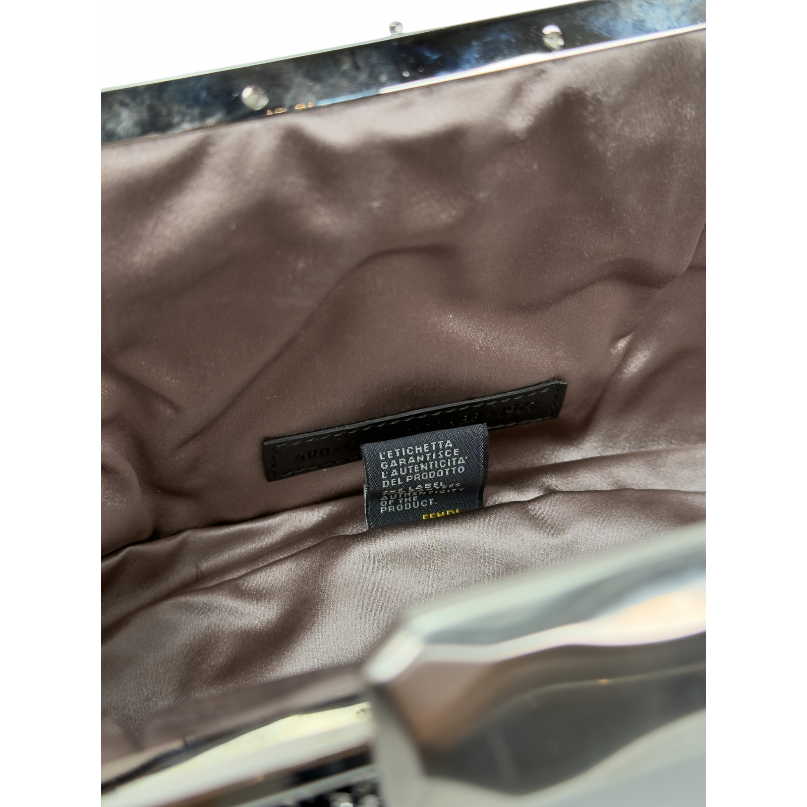 Welurowa kopertówka