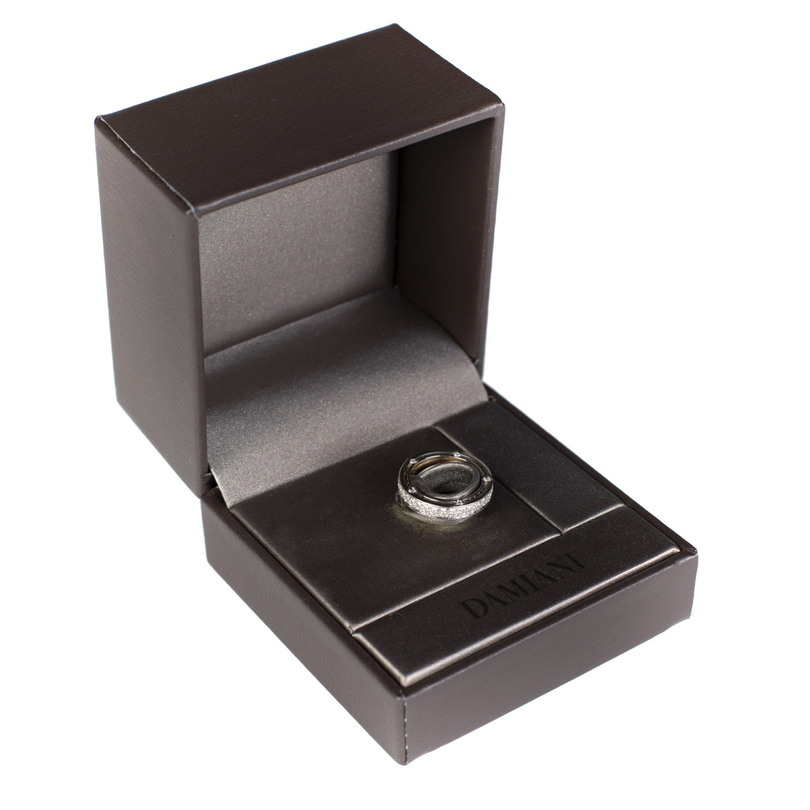 Pierścionek Damiani D.Side white gold and diamond