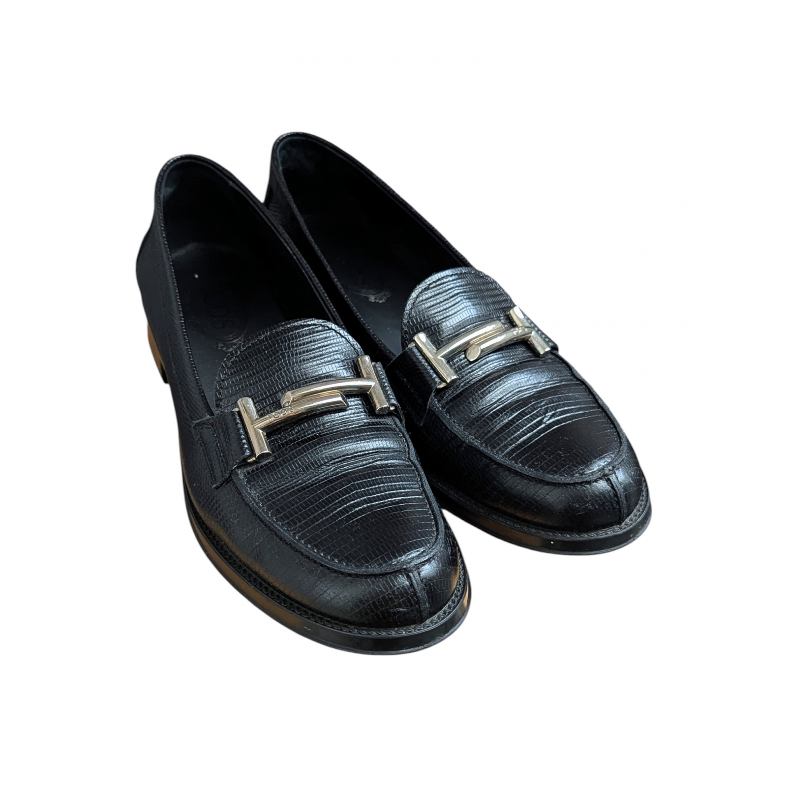 Tod's skórzane loafersy