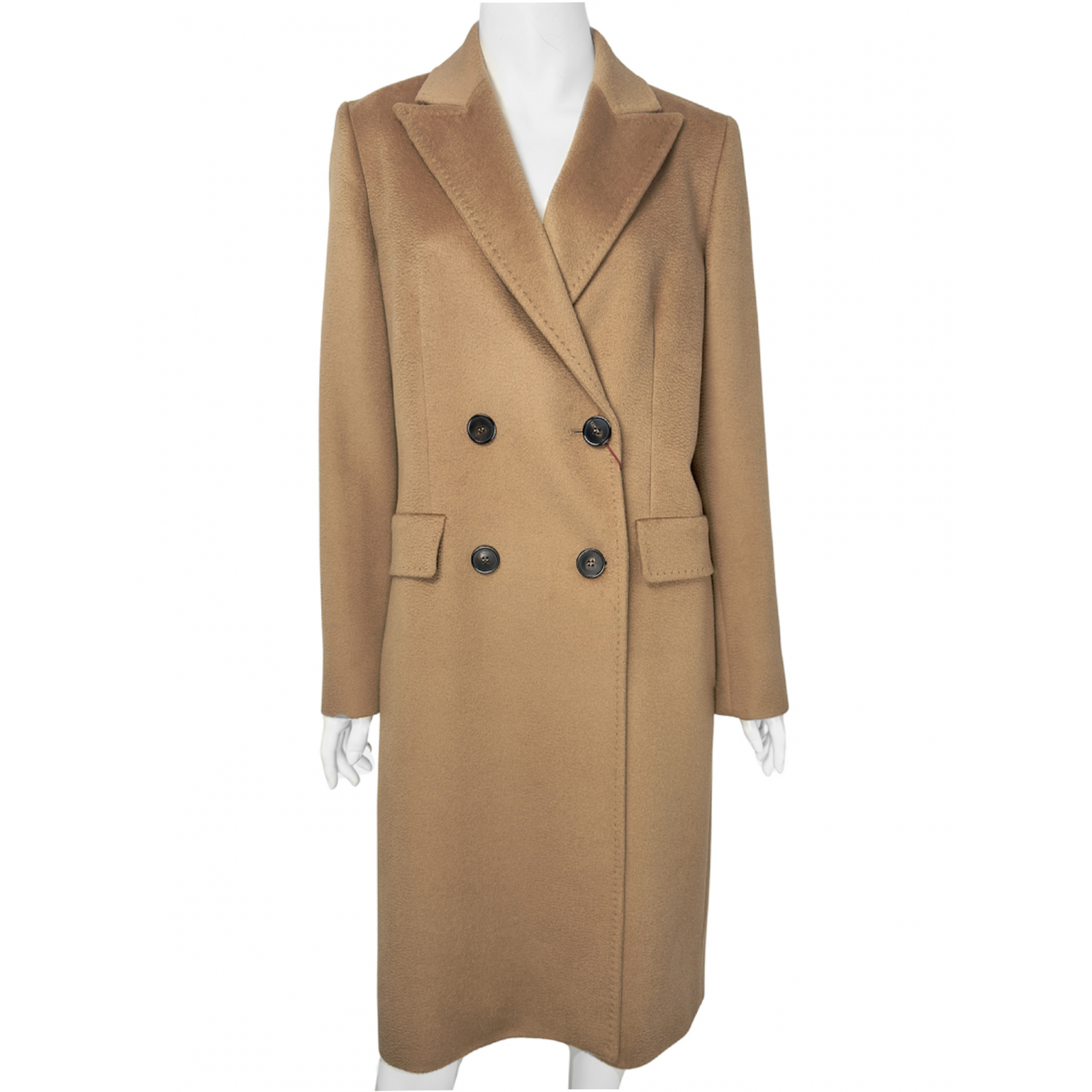 Wełniany płaszcz MaxMara Studio