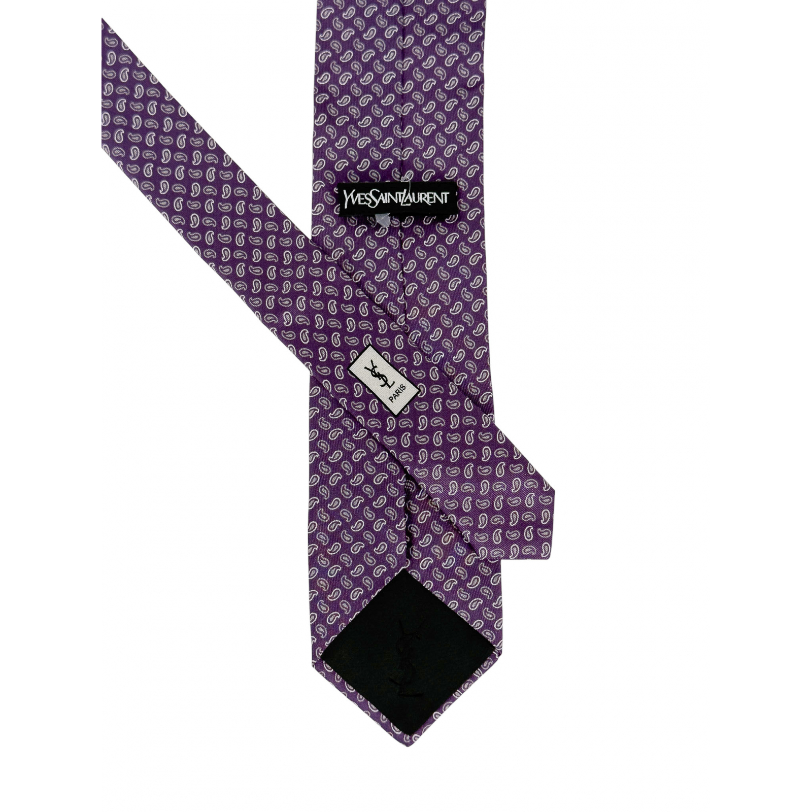 Jedwabny krawat Yves Saint Laurent