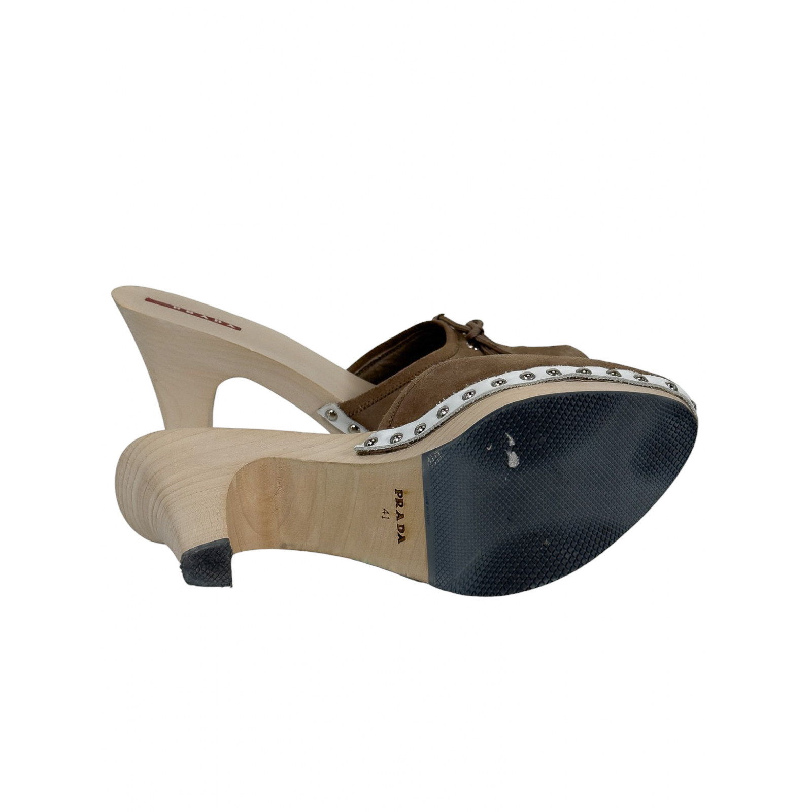 Buty na drewnianym obcasie