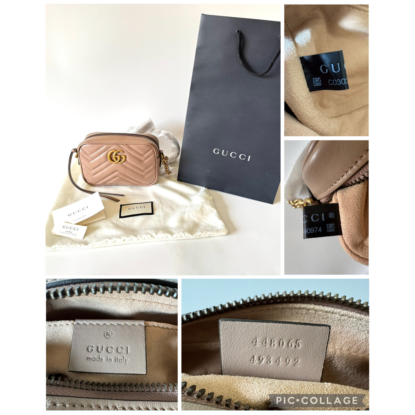 GUCCI Marmont Matelassé Mini Bag - torebka