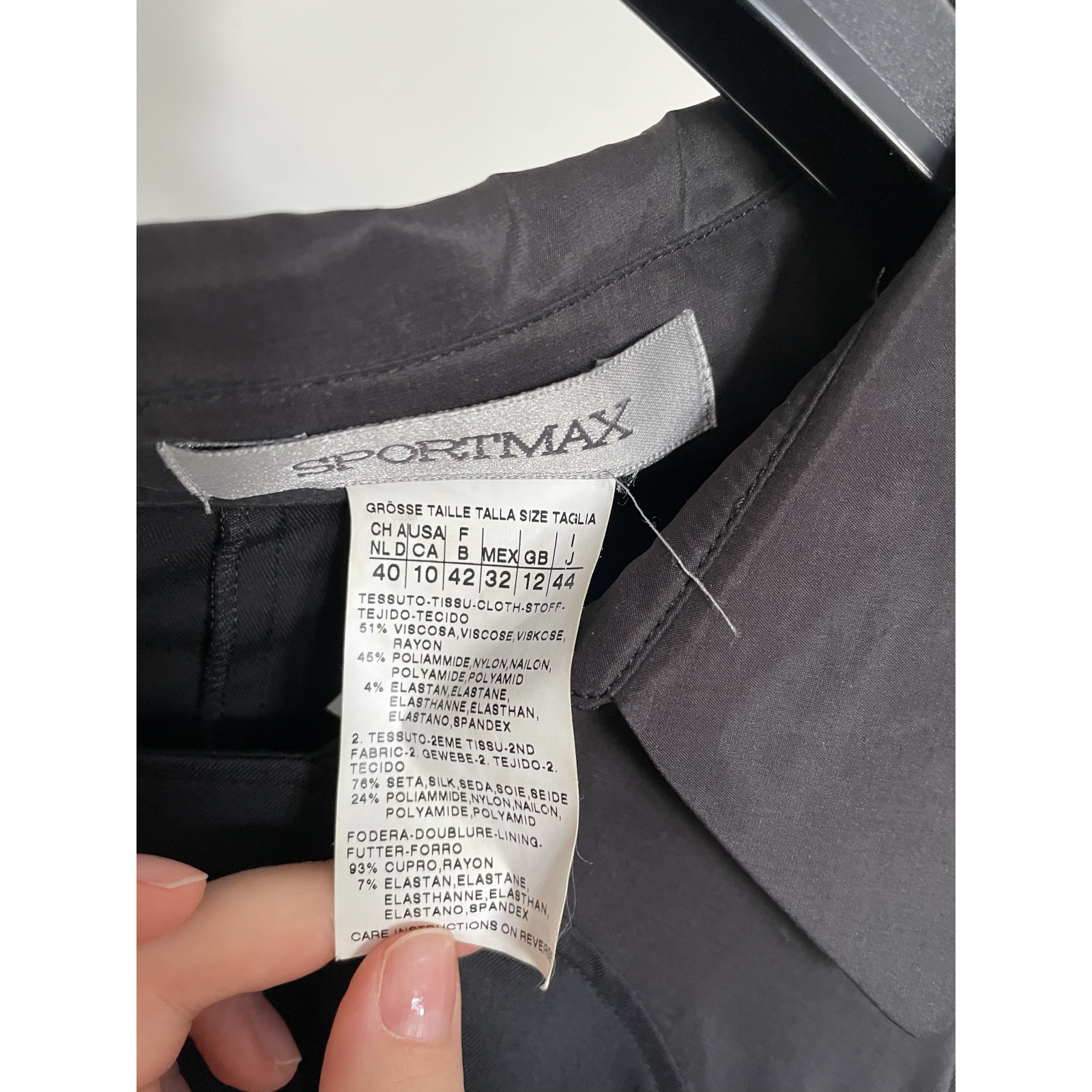 Sukienka SPORTMAX granatowa, rozmiar L - 44 It