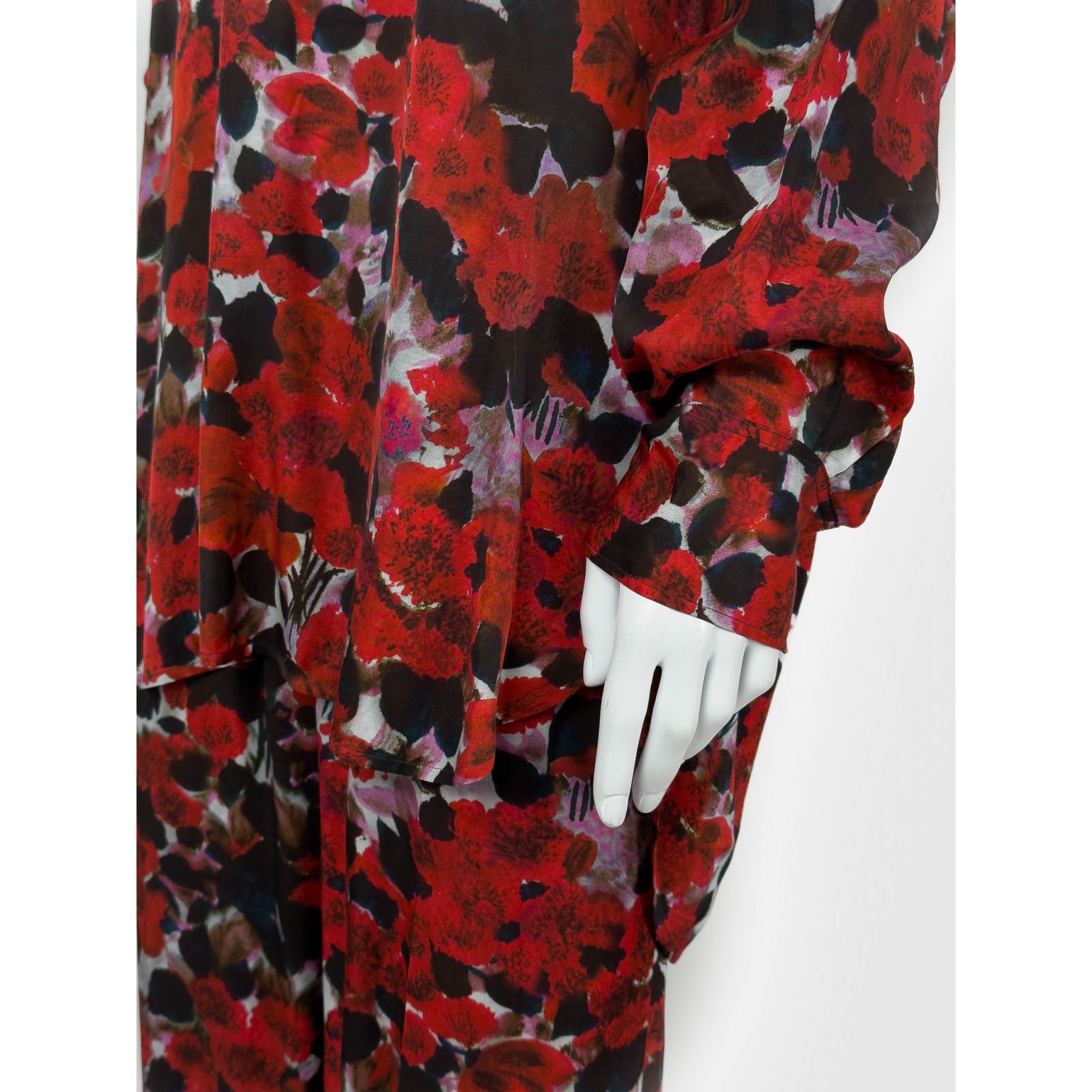 Komplet z wiskozy: bluzka + spodnie