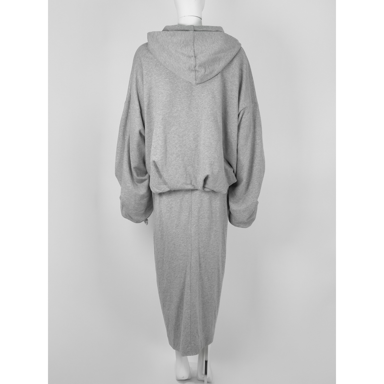 Bawełniany komplet: bluza z kapturem + spódnica