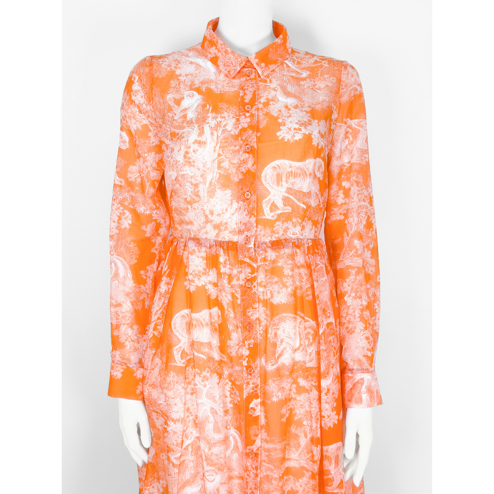 Bawełniana sukienka Christian Dior