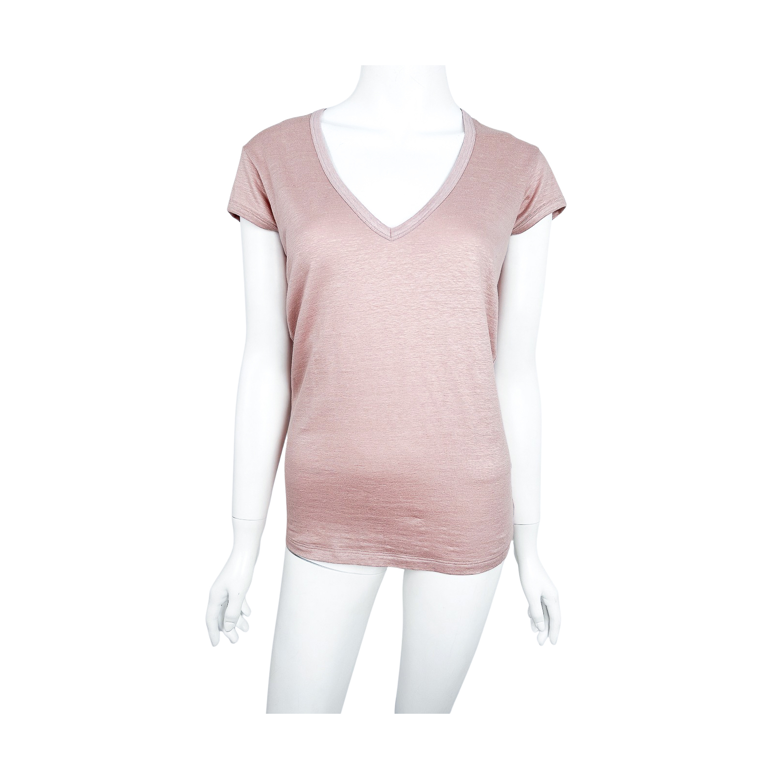 Lniany t-shirt