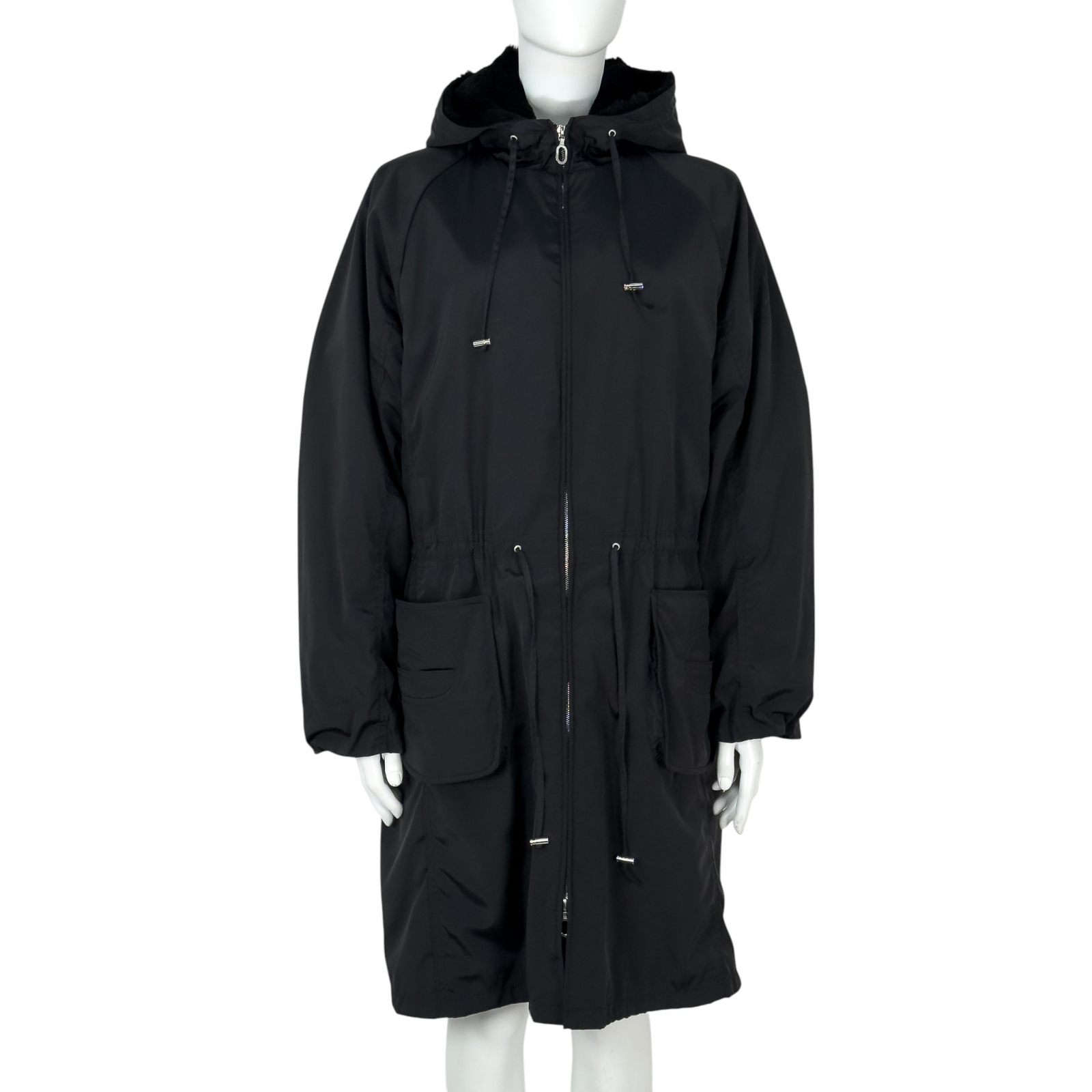 Długa kurtka z kapturem Laurel