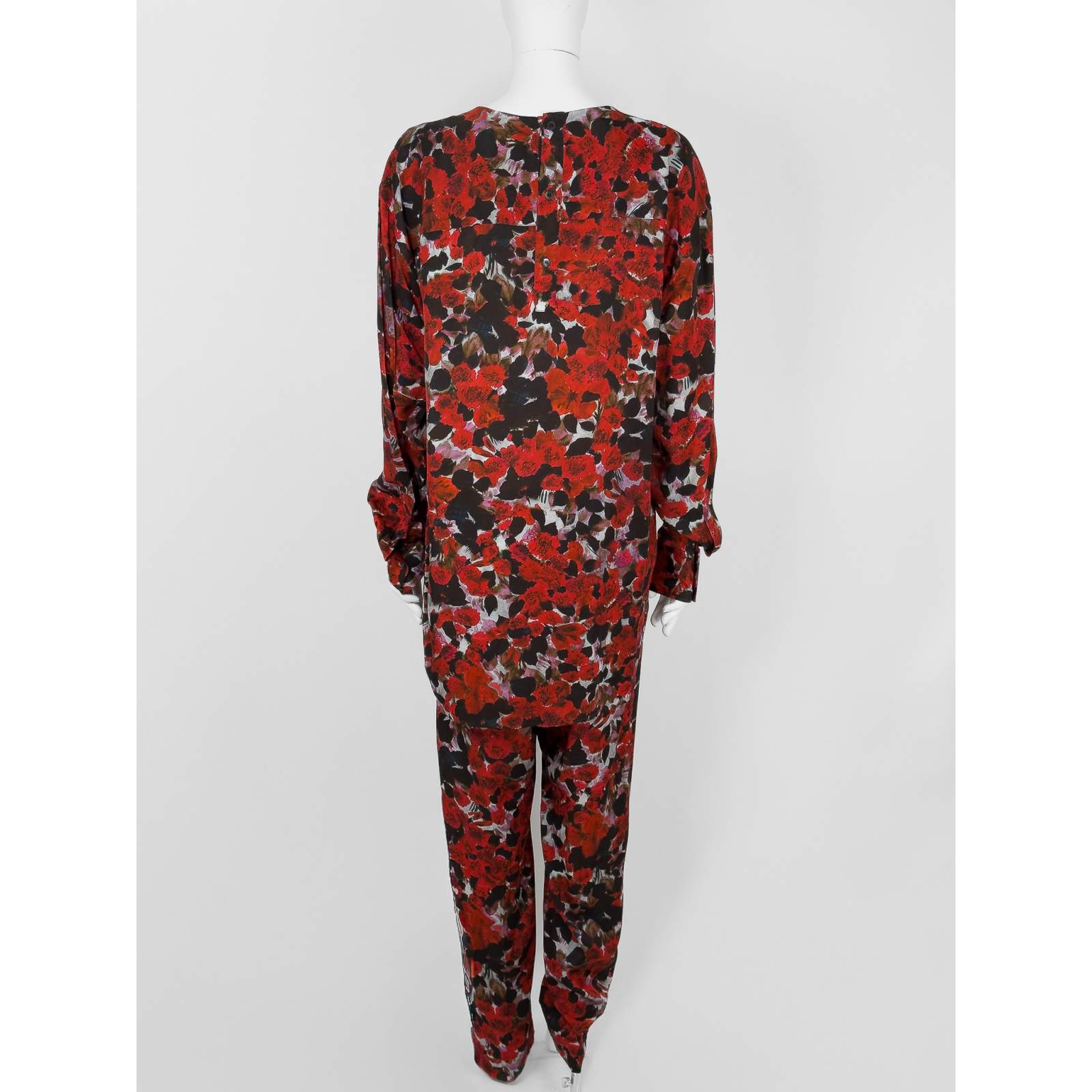 Komplet z wiskozy: bluzka + spodnie