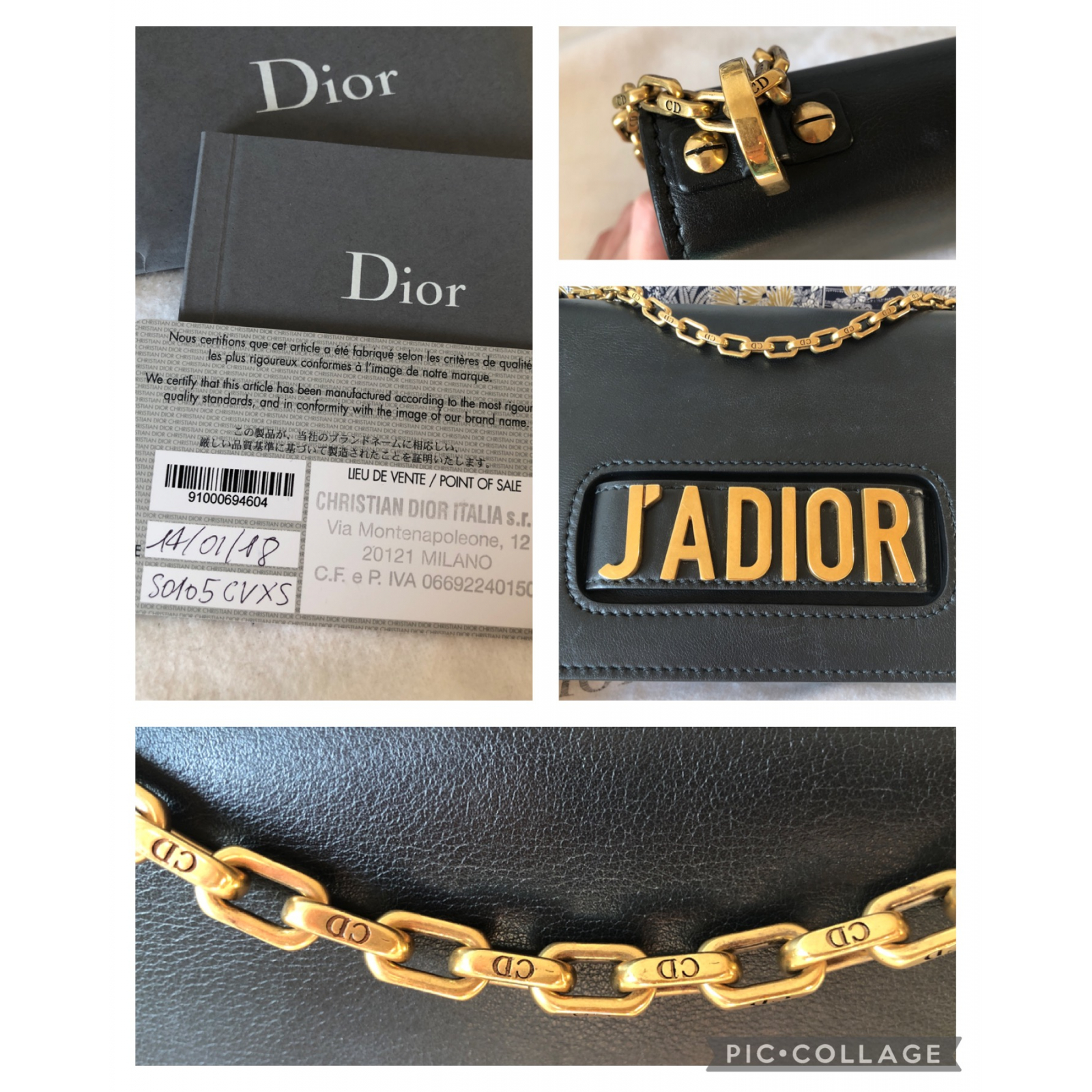 Christian Dior J’ADIOR Medium Flap Chain Bag torebka
