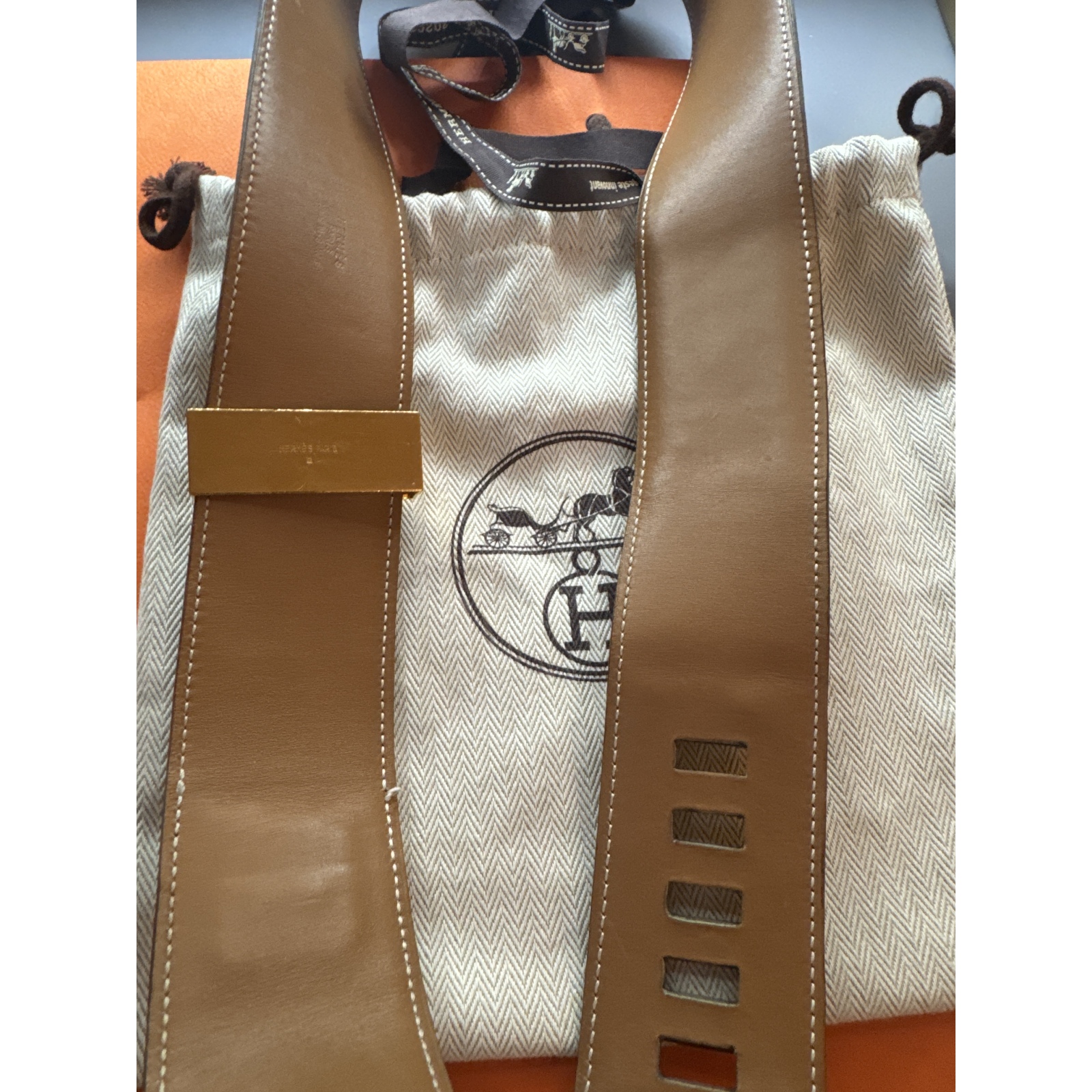 Hermes- skórzany pasek