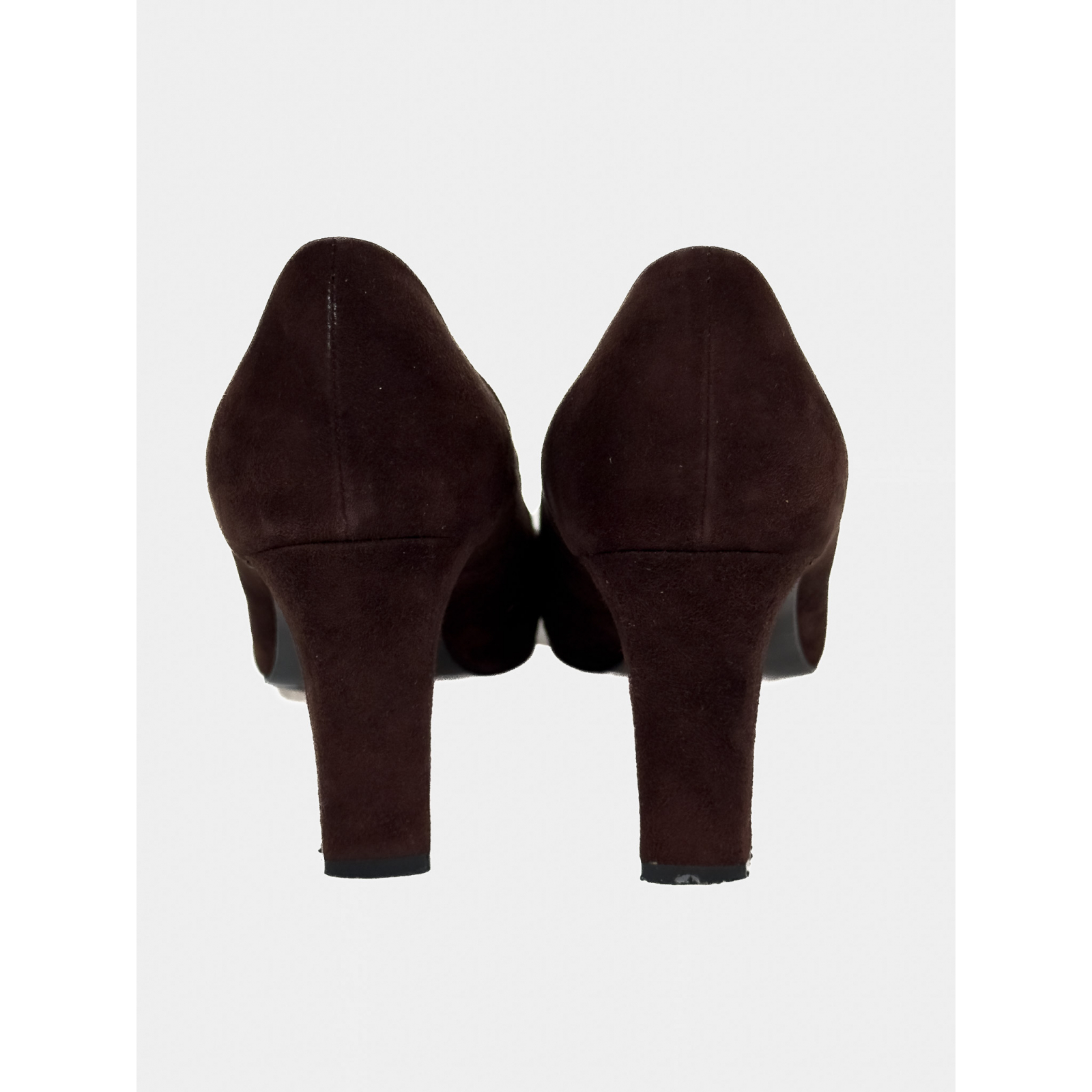 Zamszowe buty na obcasie Yves Saint Laurent