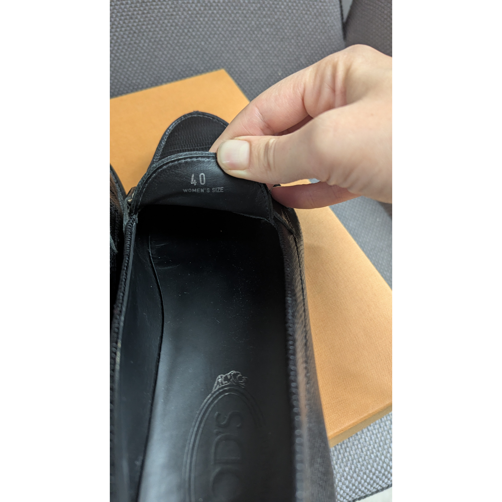 Tod's skórzane loafersy