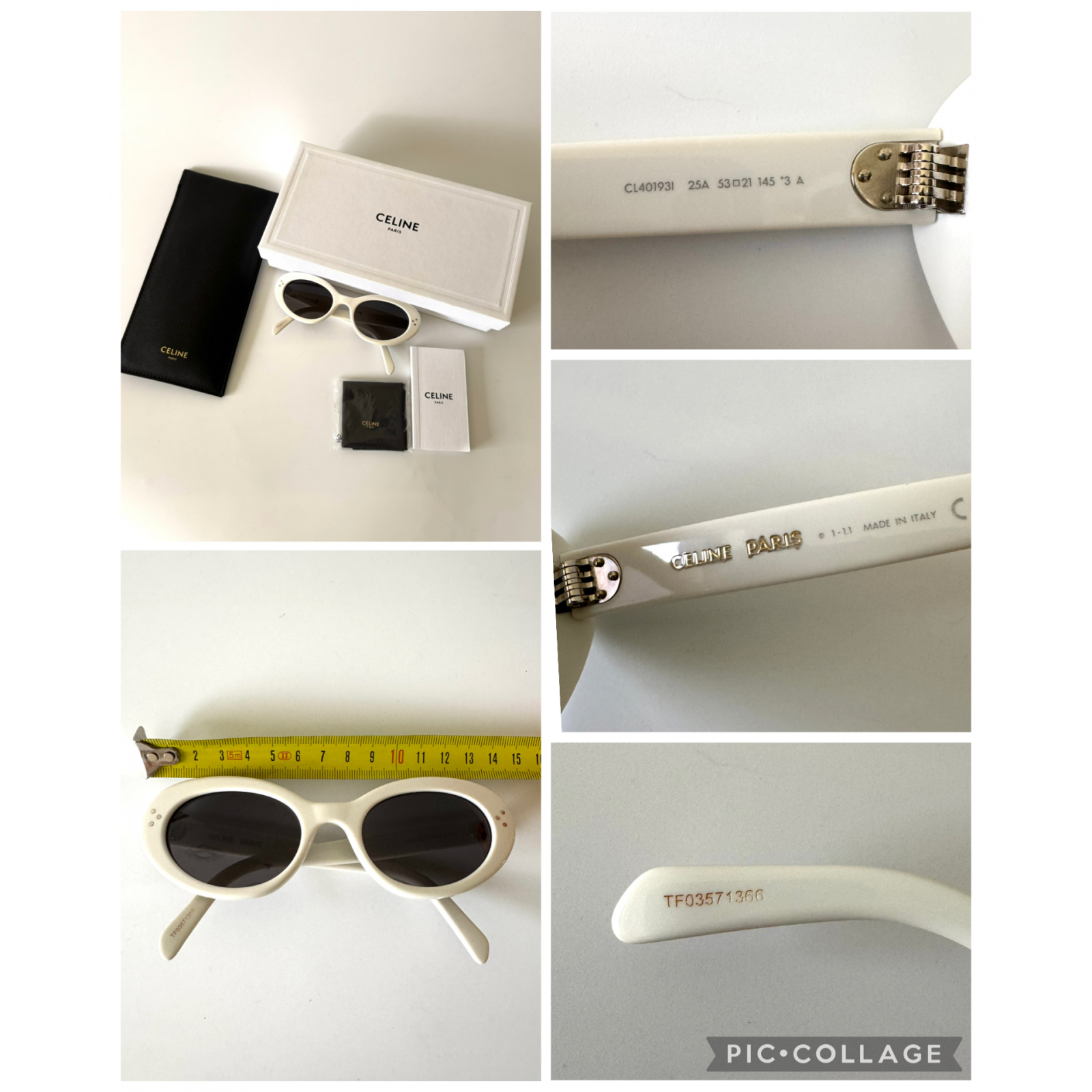 CELINE Oval Cat-Eye Sunglasses - okulary przeciwsłoneczne