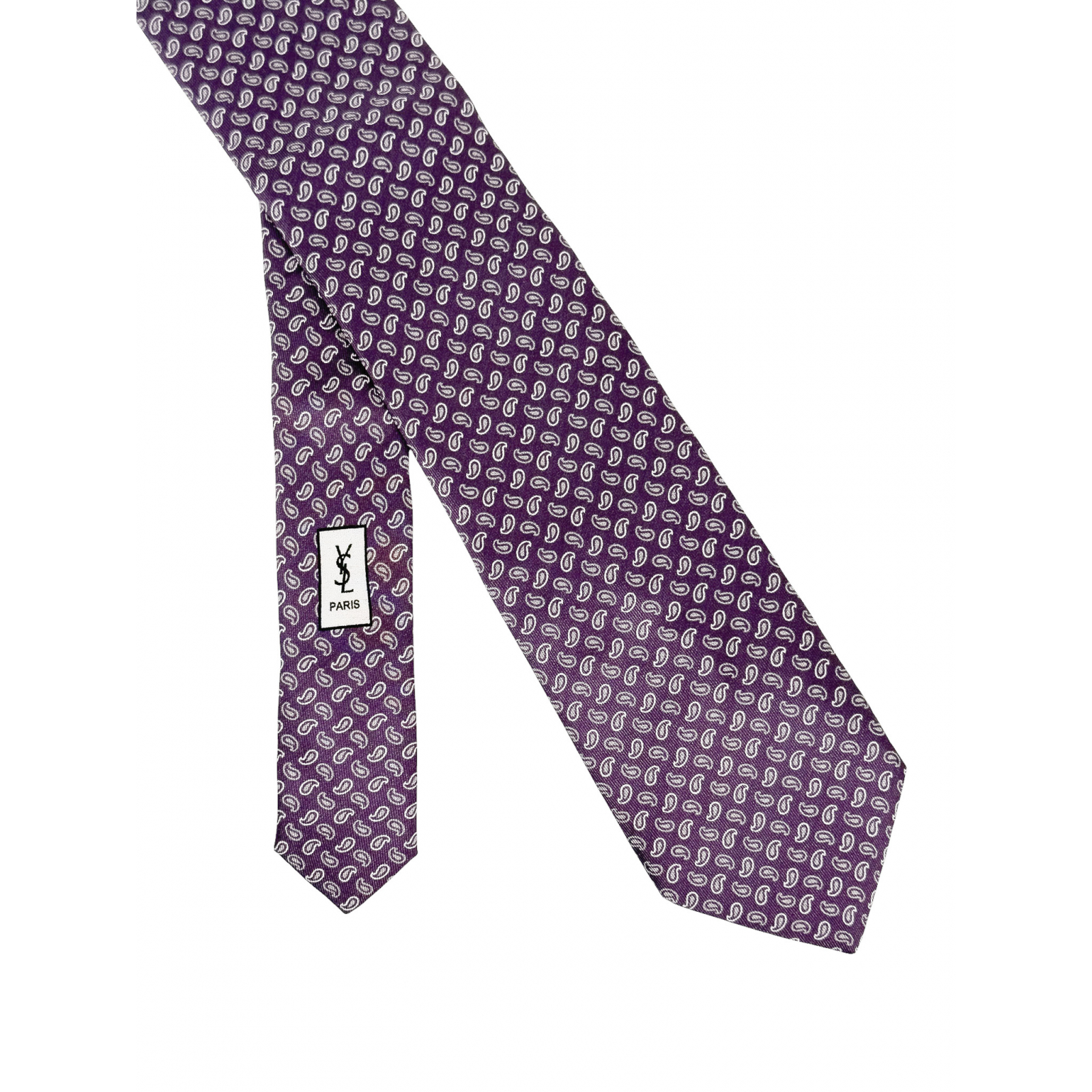 Jedwabny krawat Yves Saint Laurent