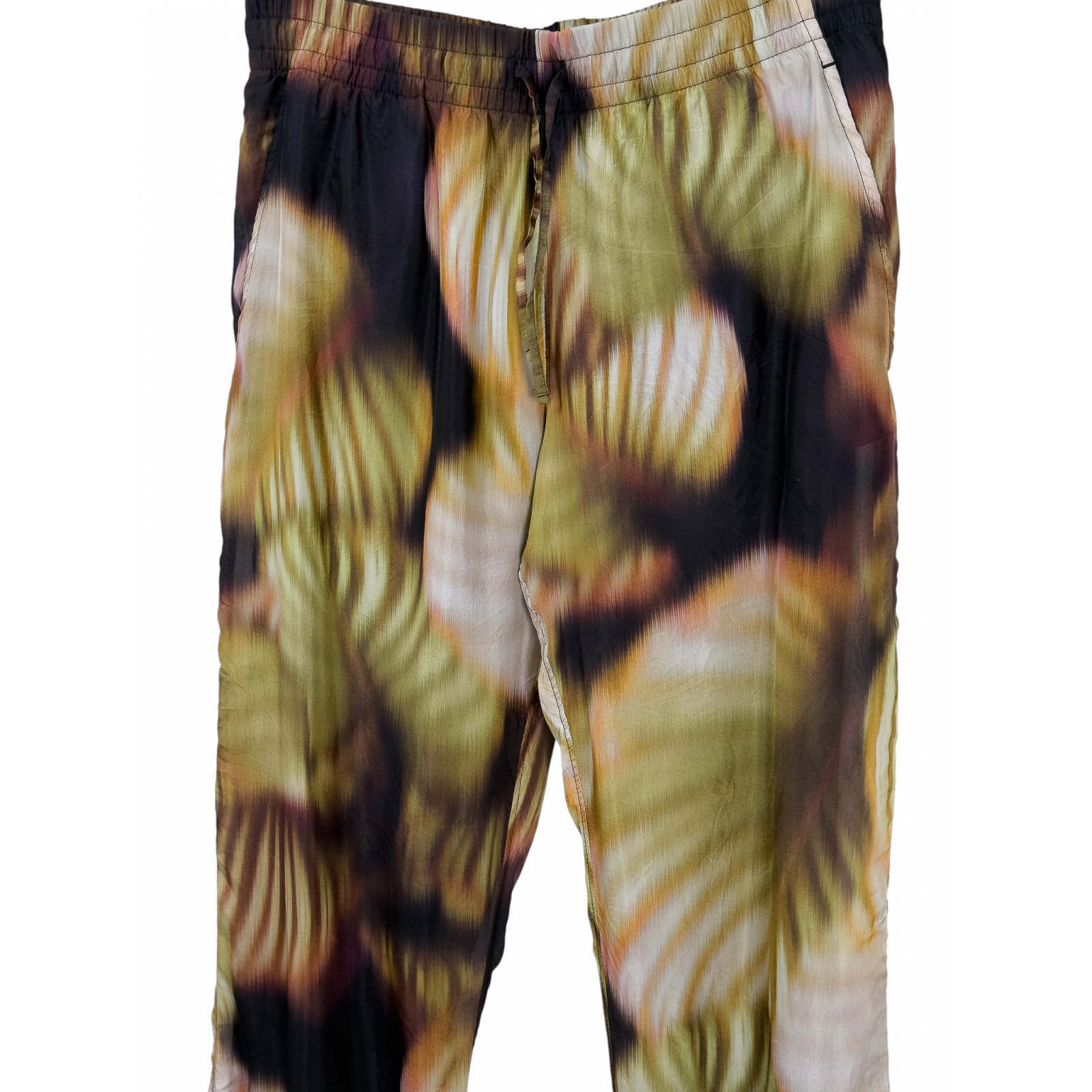 Jedwabno-bawełniane spodnie