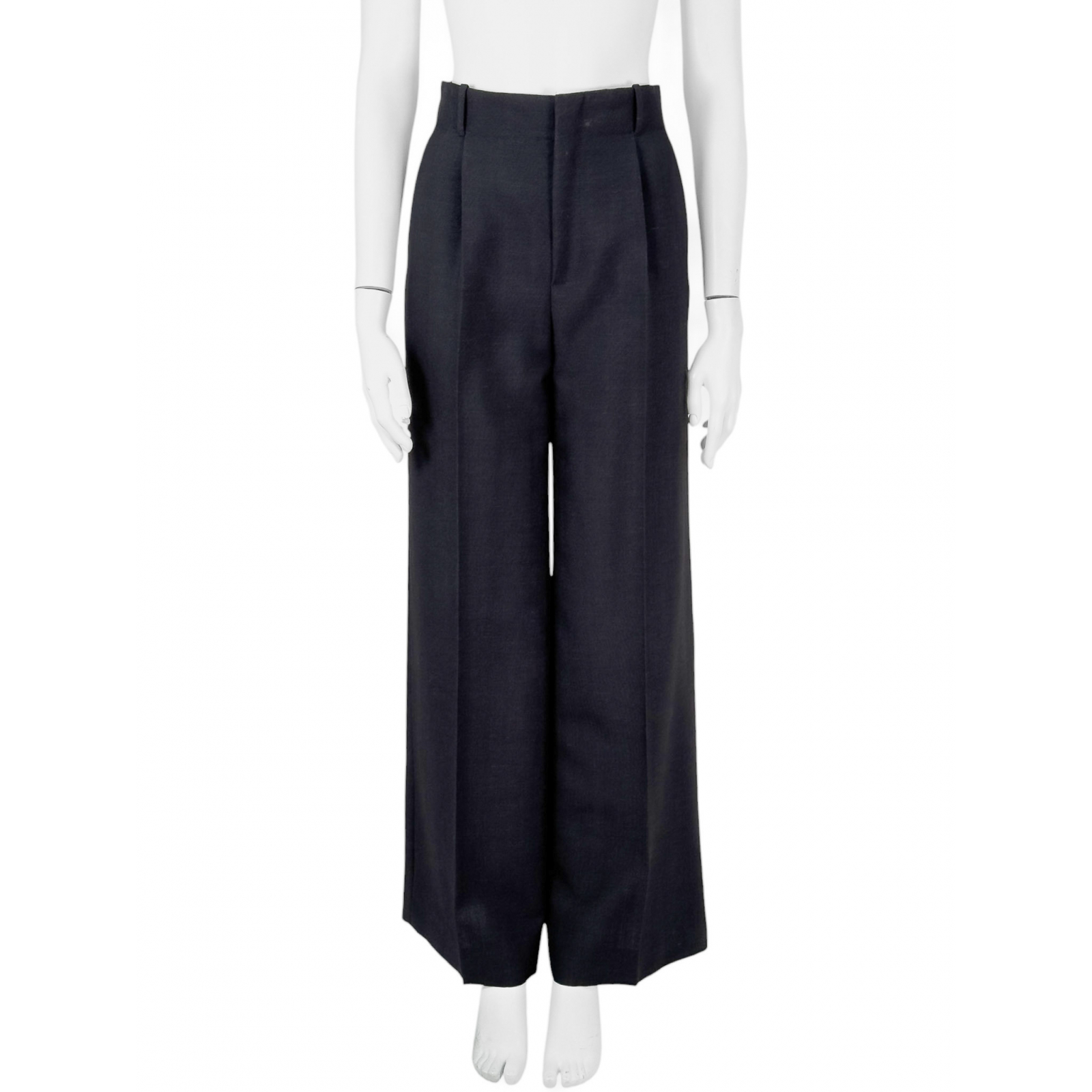 Wełniano-moherowe spodnie