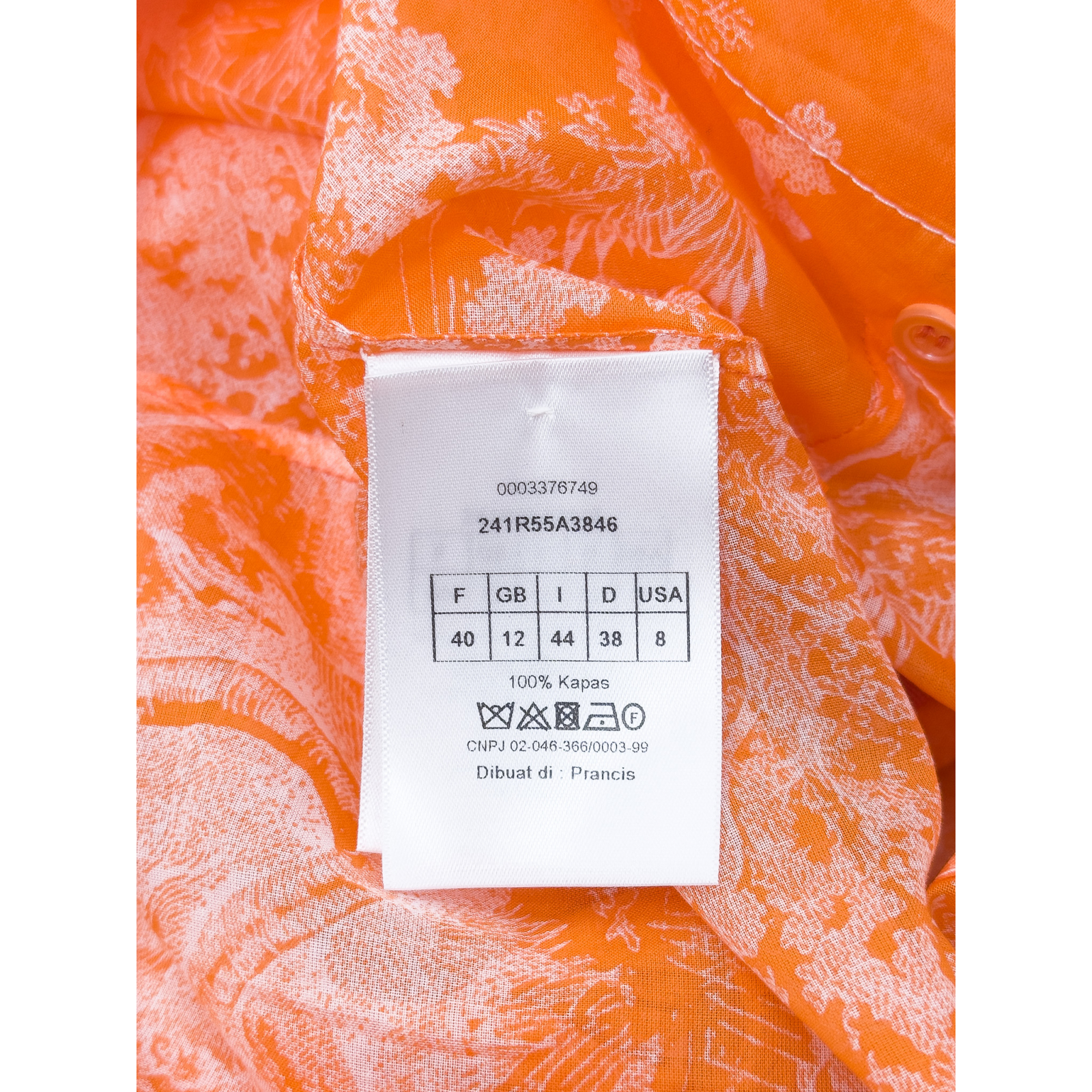 Bawełniana sukienka Christian Dior