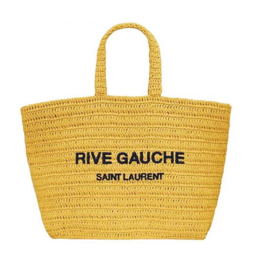 Saint Laurent - rive gauche raffia bag