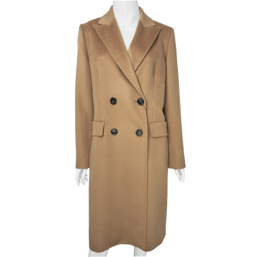 Wełniany płaszcz MaxMara Studio