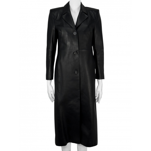 Skórzany płaszcz